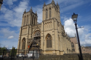 Bristol Cathedral, under restoration like Cathedrals always seem to be.